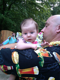 Mike and Olivia at James Vinup's 50th Birthday Party